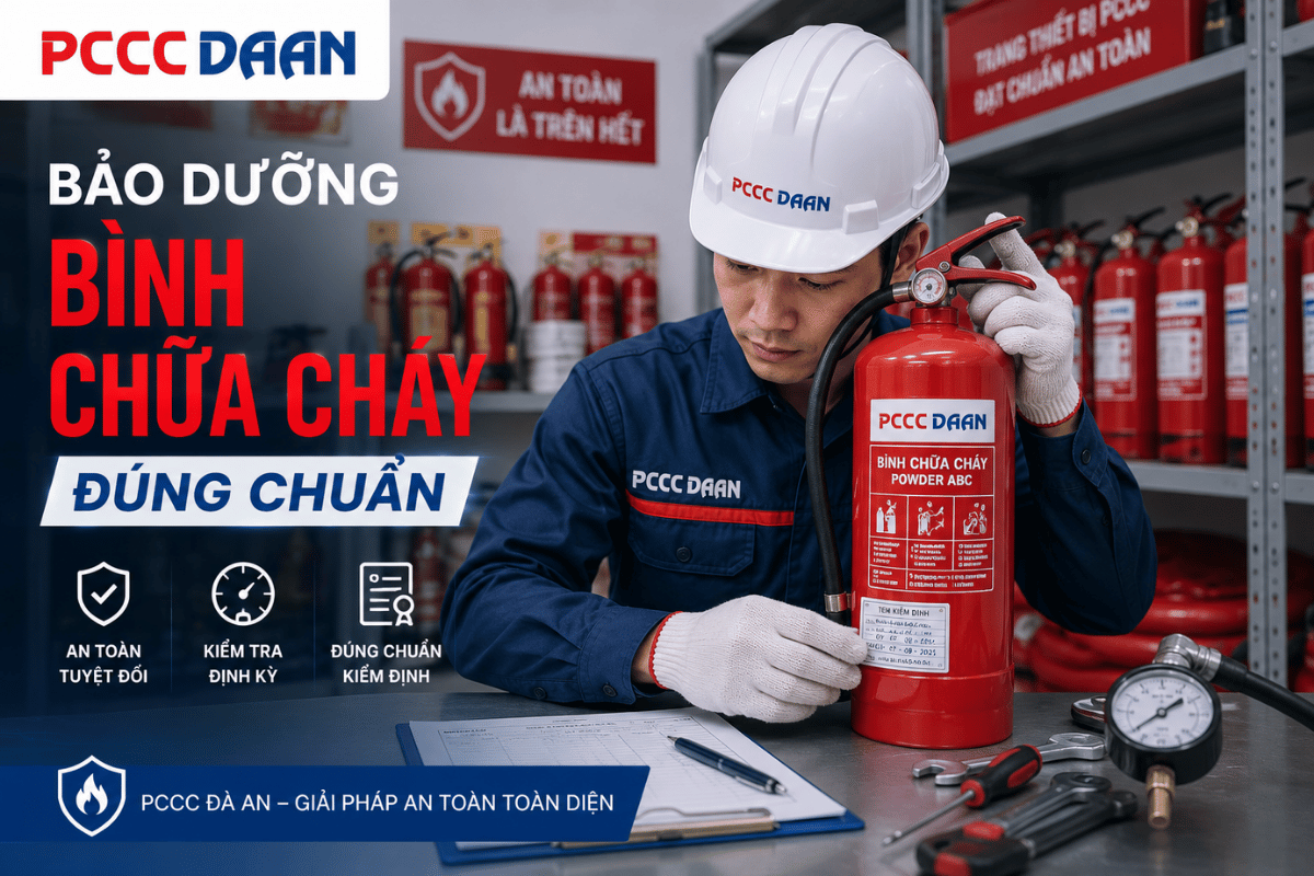 Bảo trì hệ thống PCCC bảo dưỡng bình chữa cháy