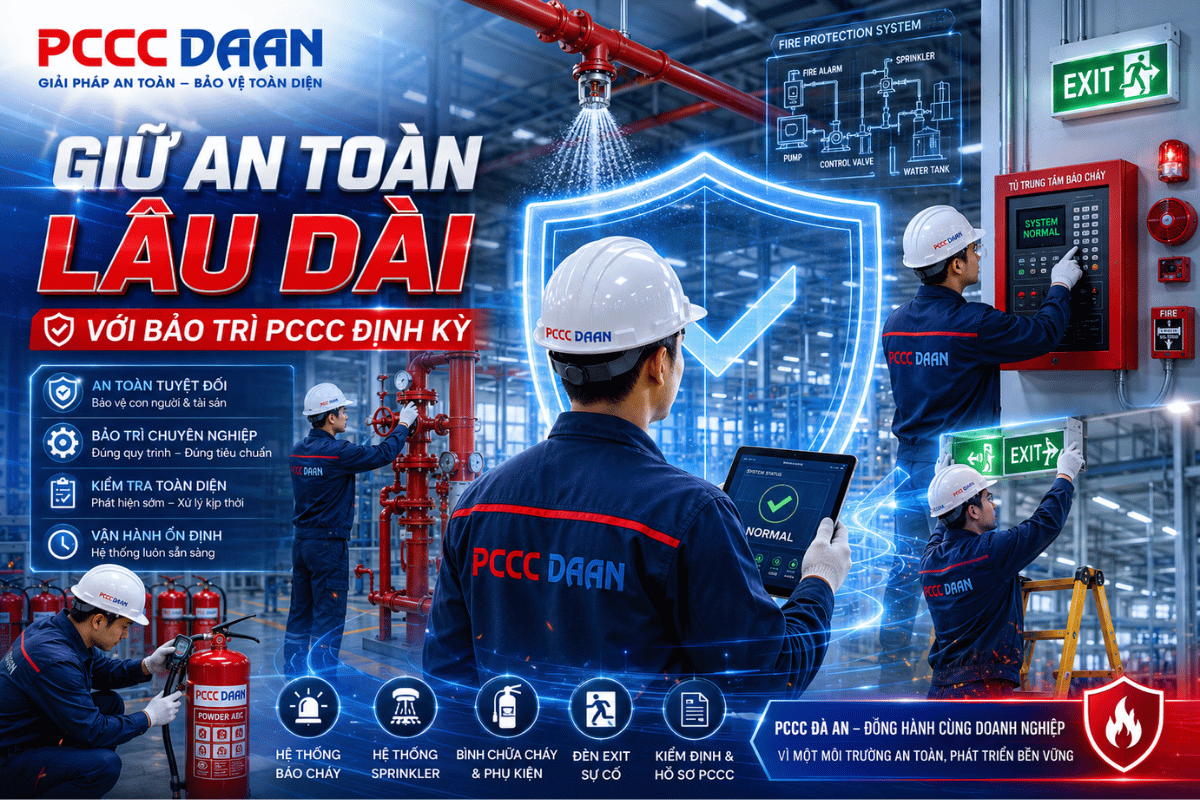 Bảo trì hệ thống PCCC định kỳ
