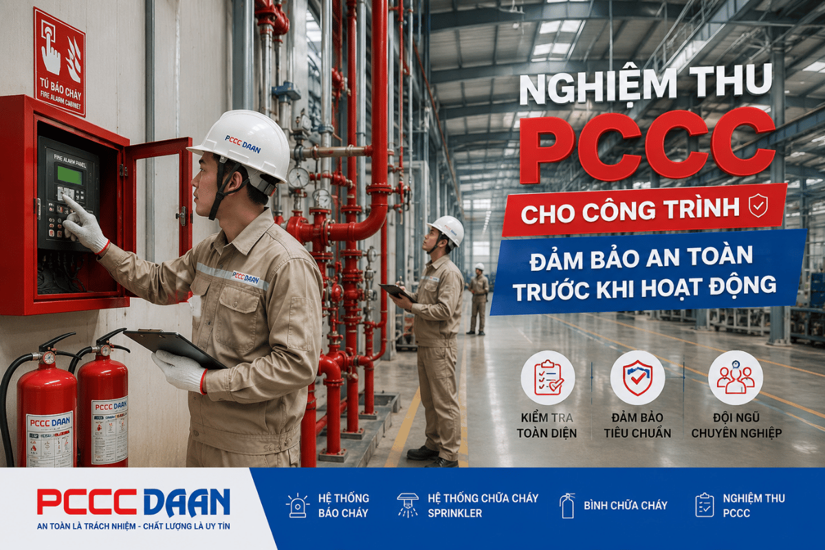 Nghiệm thu PCCC cho công trình