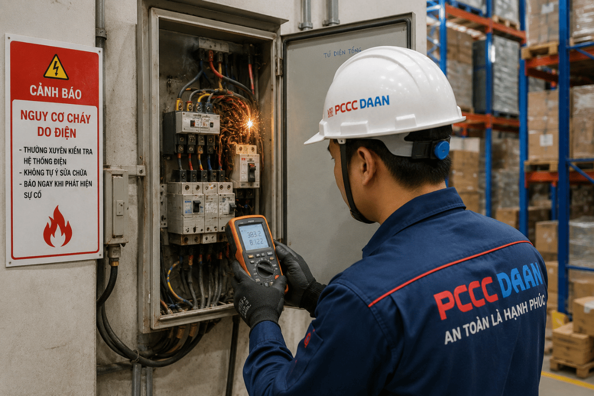 Nguy cơ cháy kho hàng tại Đà Nẵng các nguy cơ