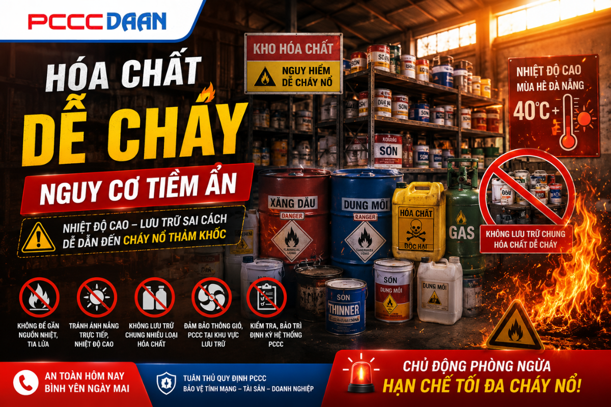 5 nguyên nhân gây cháy nổ tại Đà Nẵng hóa chất