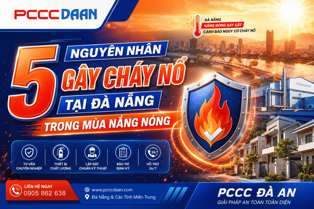 5 nguyên nhân gây cháy nổ tại Đà Nẵng