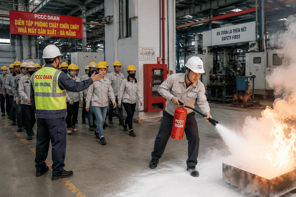 Phương án pccc cho nhà máy tại Đà Nẵng