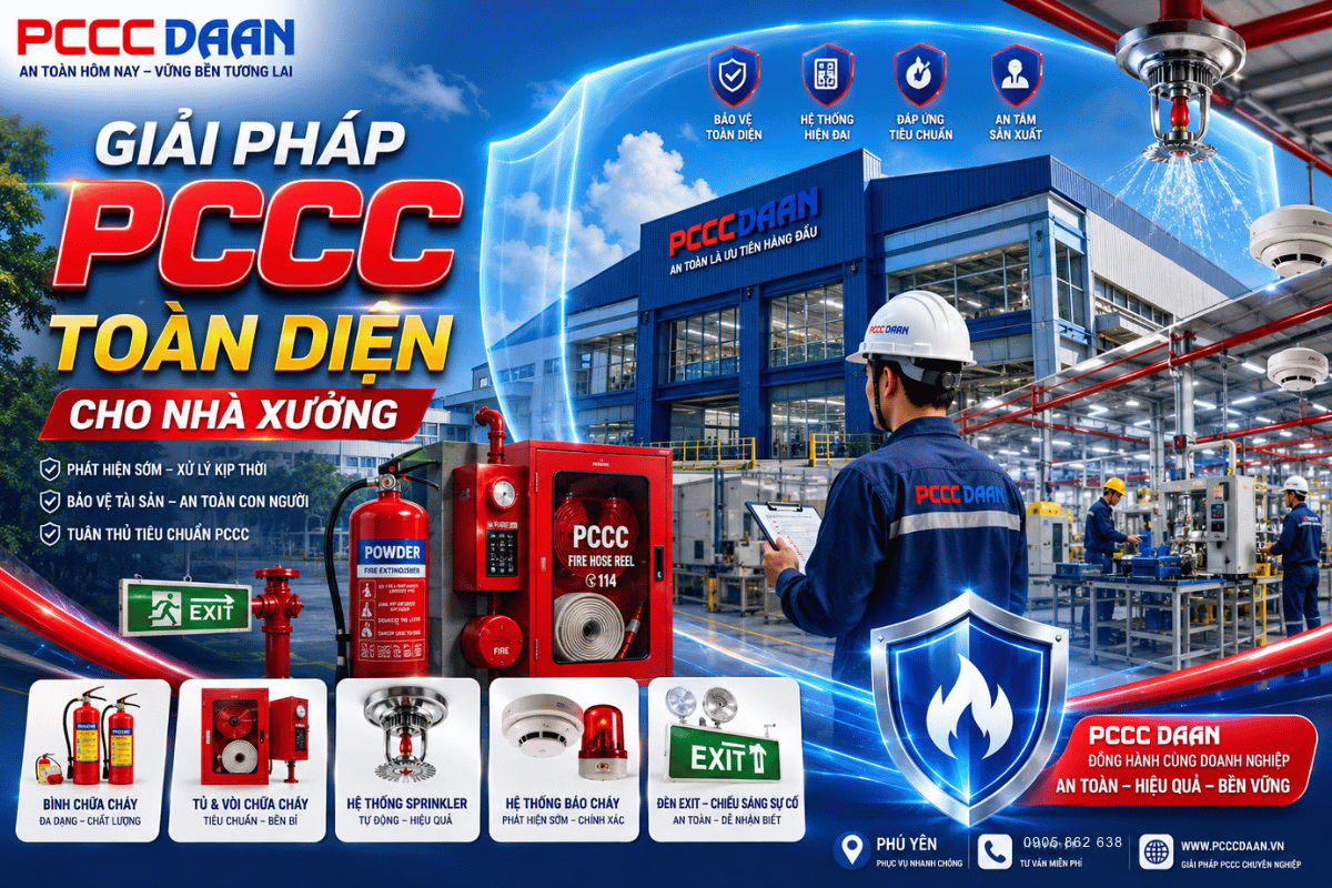 Thiết bị PCCC tại Phú Yên giải pháp toàn diện