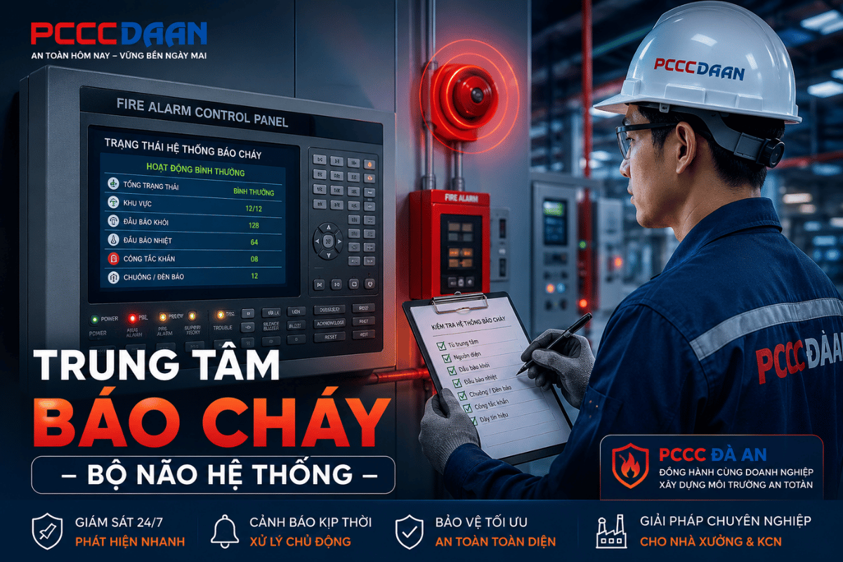Lắp đặt hệ thống báo cháy tại Bình Định trung tâm báo cháy