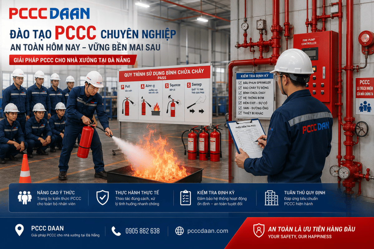 Giải pháp PCCC cho nhà xưởng tại Đà Nẵng