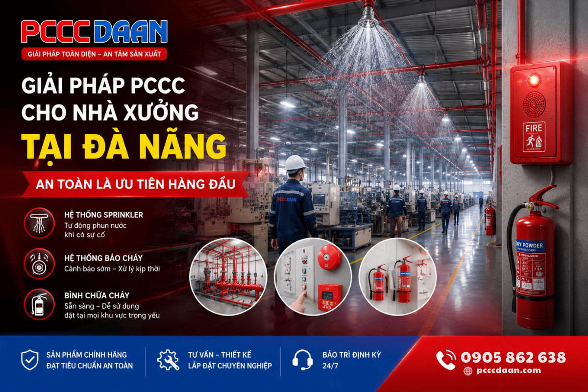 Giải pháp PCCC cho nhà xưởng tại Đà Nẵng