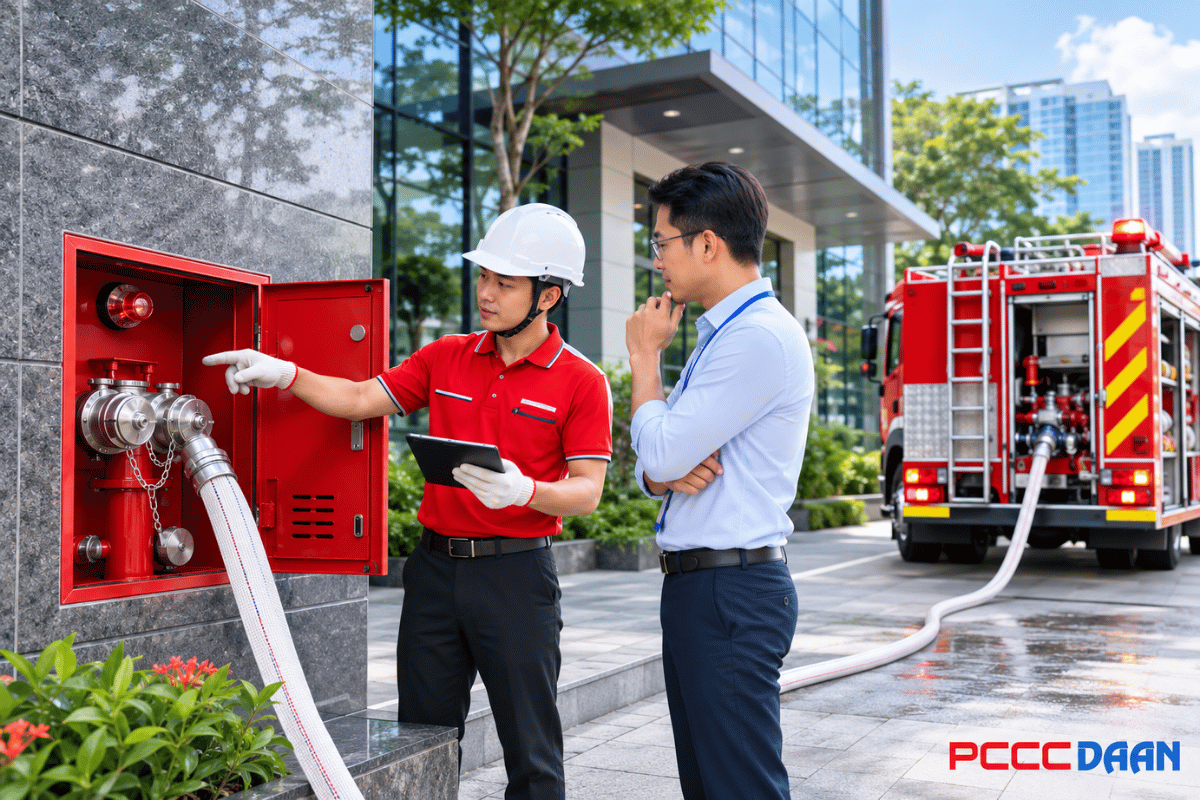 Họng Tiếp Nước Chữa Cháy Tại Đà Nẵng