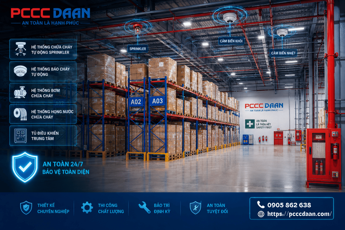 Thi công hệ thống chữa cháy tự động tại Đà Nẵng