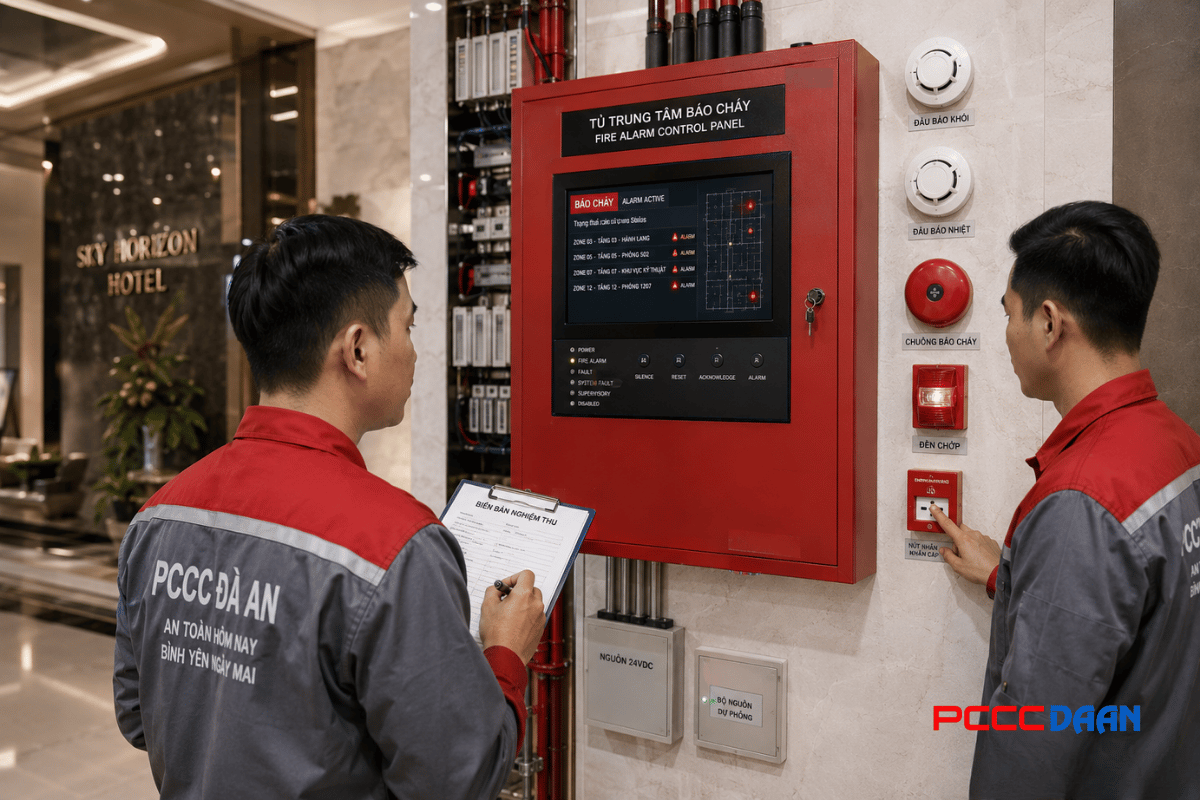 Tủ trung tâm báo cháy tại Đà Nẵng