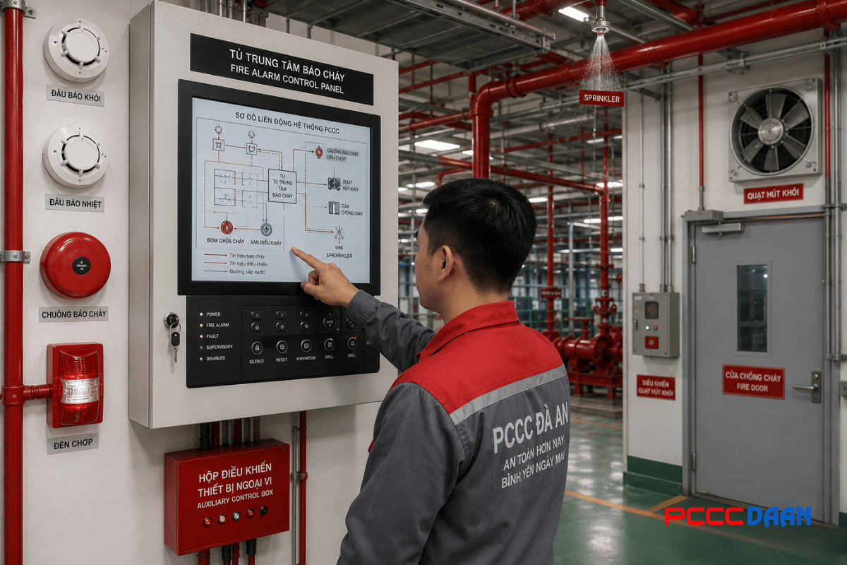 Tủ trung tâm báo cháy tại Đà Nẵng