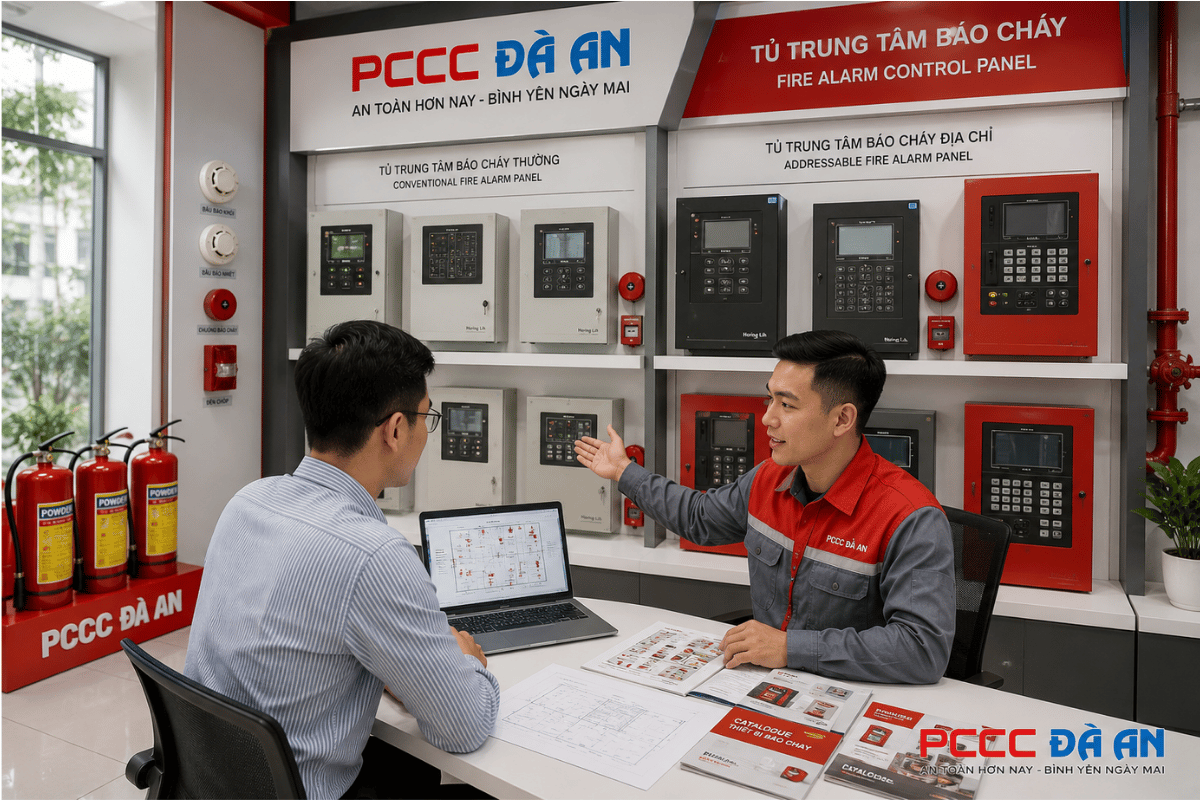 Tủ trung tâm báo cháy tại Đà Nẵng