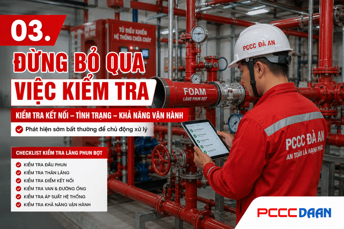 Lăng Phun Bọt Chữa Cháy Tại Đà Nẵng