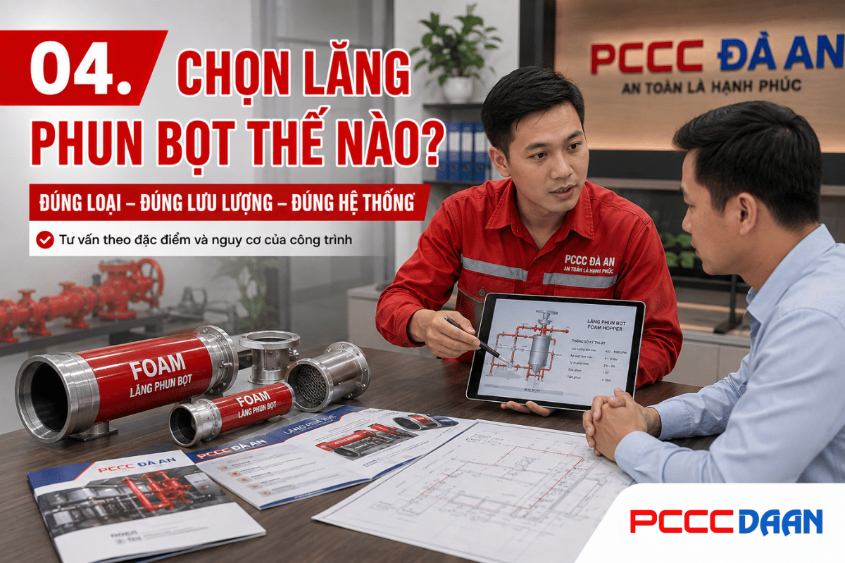 Lăng Phun Bọt Chữa Cháy Tại Đà Nẵng