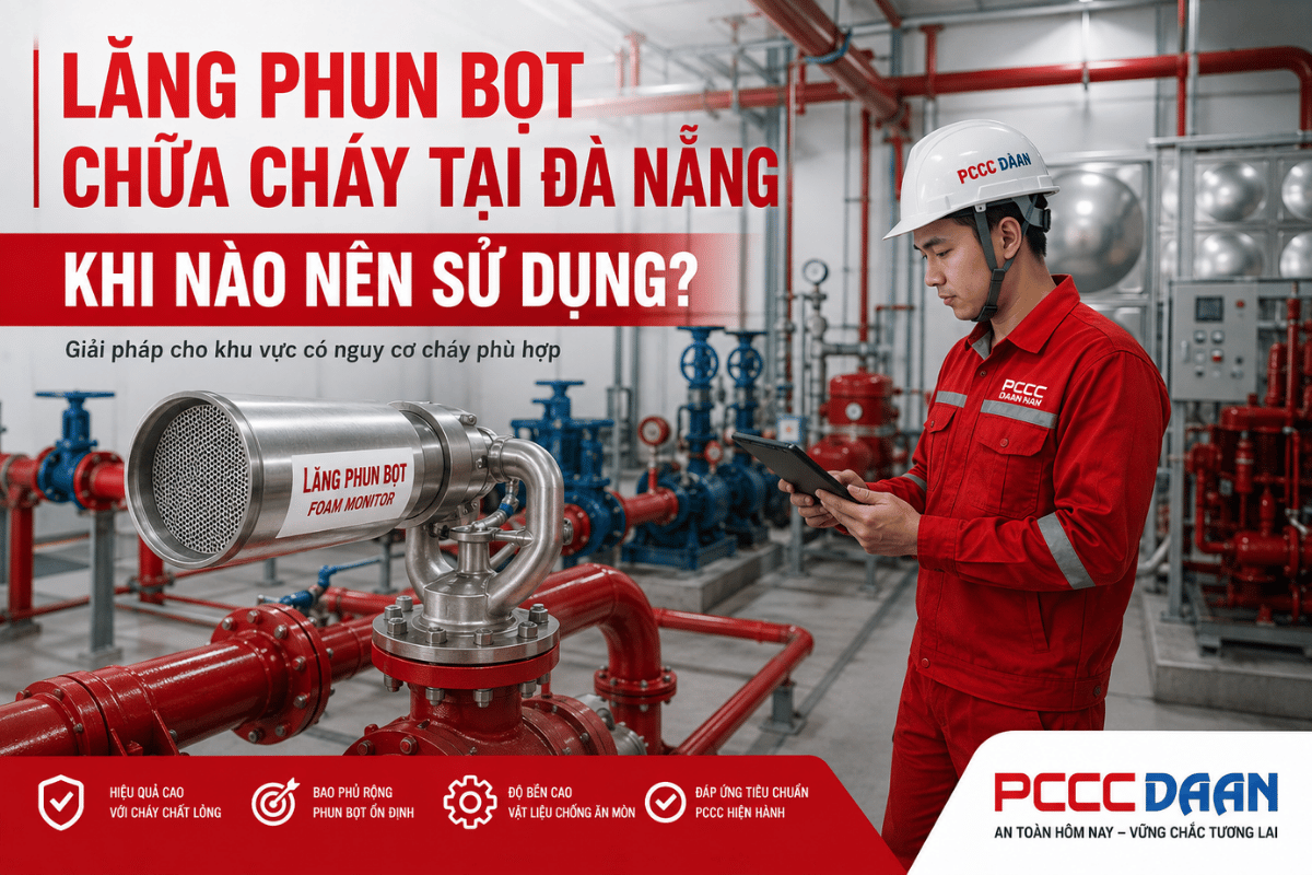 Lăng Phun Bọt Chữa Cháy Tại Đà Nẵng