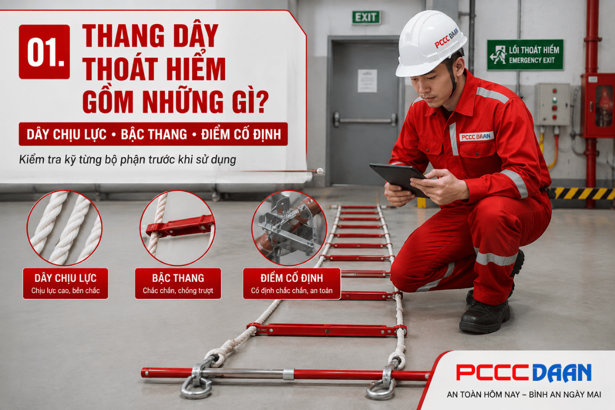 Thang Dây Thoát Hiểm Tại Đà Nẵng