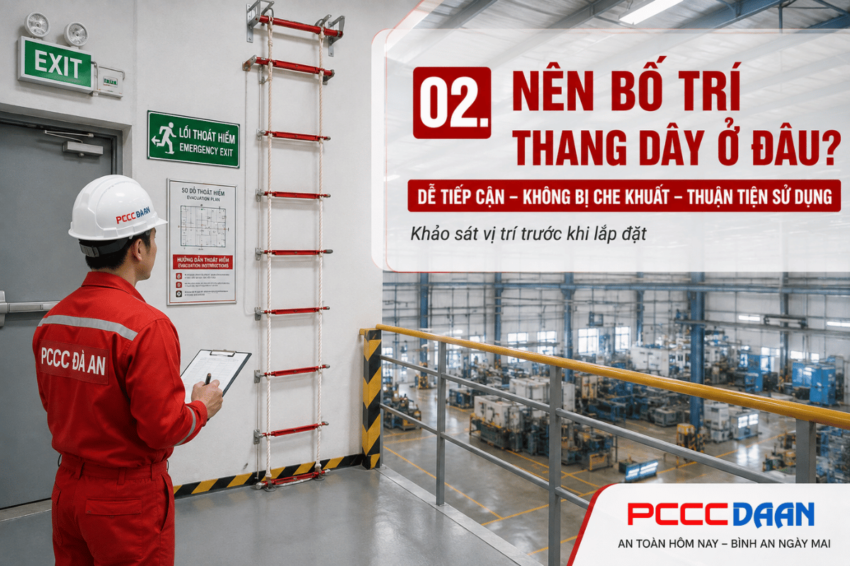 Thang Dây Thoát Hiểm Tại Đà Nẵng