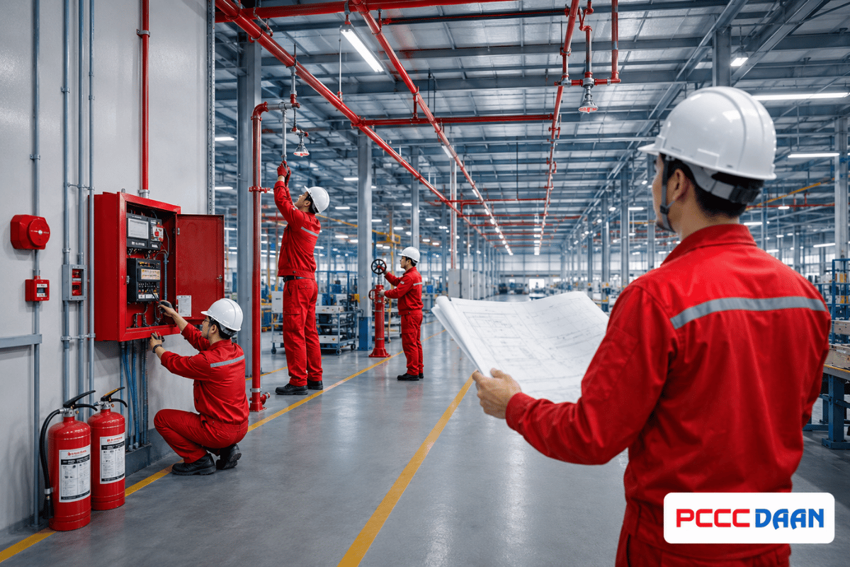 Tiêu Chuẩn Lắp Đặt Thiết Bị PCCC