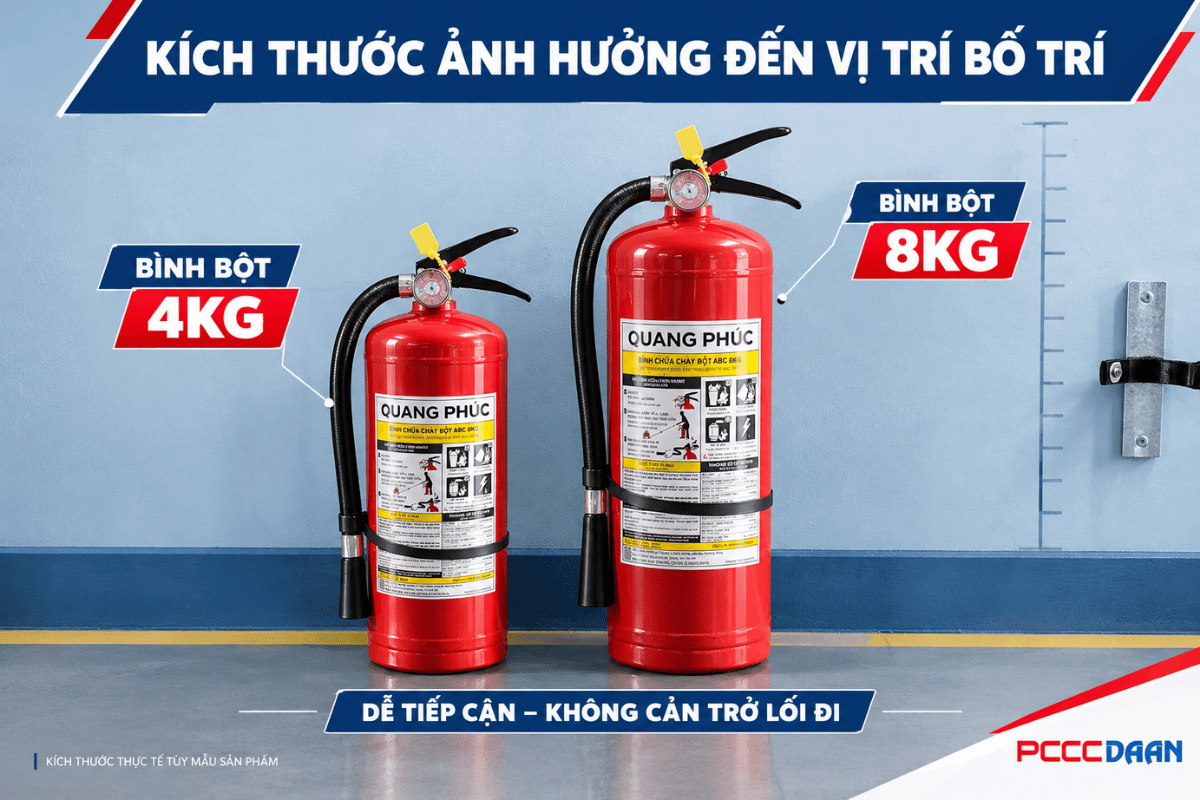 Bình chữa cháy bột 4kg và 8kg